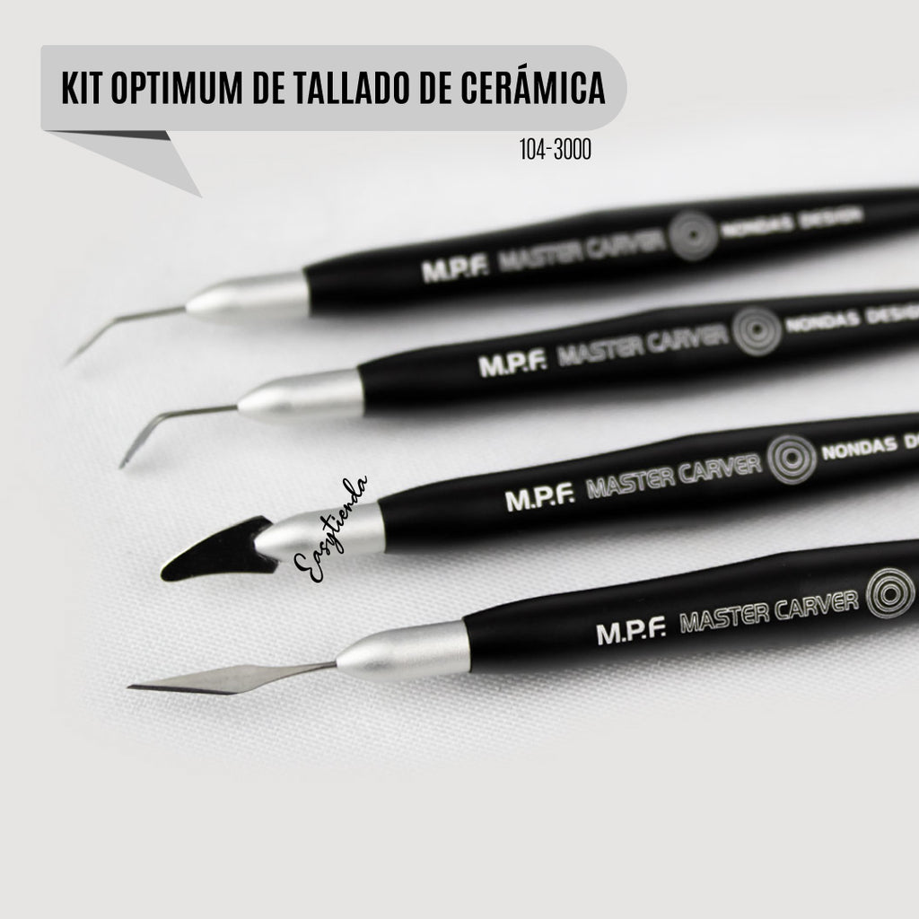 Kit Optimum De Tallado De Cerámica